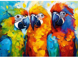 CHERRY PAZZI Puzzle Tropické trio 500 dílků