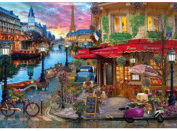 GIBSONS Puzzle Západ slunce nad Seinou 1000 dílků