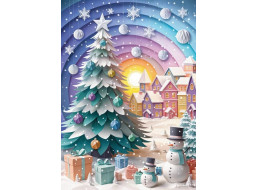 CHERRY PAZZI Puzzle Zimní přání 500 dílků