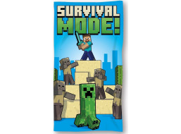 Bavlněná osuška MINECRAFT - Survival Mode - 70x140 cm