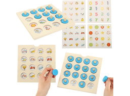 Montessori hra pexeso - 4 karty