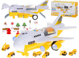 Letadlo Transportér + 6 stavebních vozidel