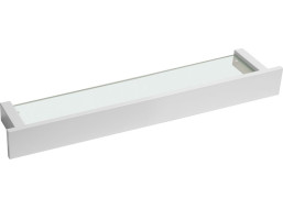 Sapho PATRON skleněná police 58cm, bílá PX582W