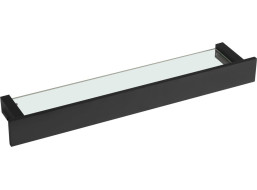 Sapho PATRON skleněná police 58cm, černá PX582B