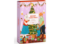 GALISON Puzzle Adventní kalendář Kočičí Vánoce 12x42 dílků