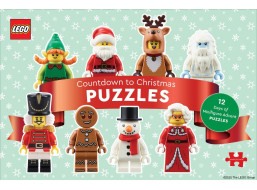 CHRONICLE BOOKS Puzzle Adventní kalendář LEGO® Odpočítávání do Vánoc 12x48 dílků