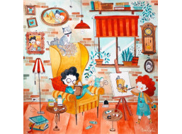 MAGNOLIA Puzzle Veselý pokoj 1023 dílků