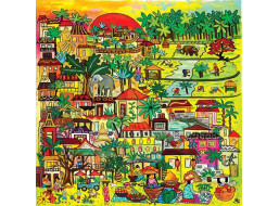 MAGNOLIA Puzzle Život v Asii 1023 dílků