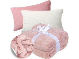 Vánoční sada RABBIT - deka 130x150 cm + 2x povlak na polštář