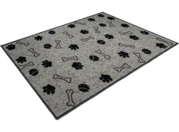 Koberec pro psy DOG REST 50x80 cm - šedý