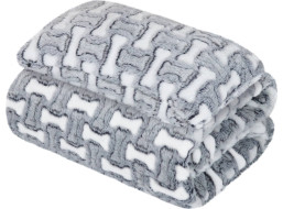 Deka pro psy WOOFIE Bones 100x70 cm + polštářek 20x30 cm