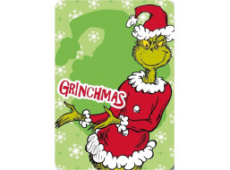 Dětská deka POLAR 100x140 cm - Grinch - Grinchmas