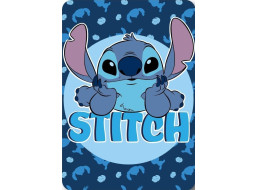 Dětská deka POLAR 100x140 cm - Stitch - modrá