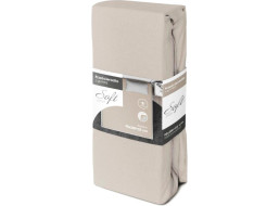 Jersey prostěradlo SOFT 200x160 cm + 25cm - světle šedé