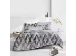 Ložní povlečení z mikrovlákna SATIN LOFT - 160x200 cm - šedé