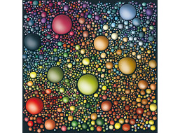 CURIOSI Čtvercové puzzle Palapeli: Zlatý prach 249 dílků