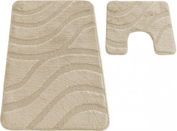 Sada koupelnových předložek s výřezem TÁŇA - symphony - béžová