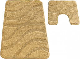 Sada koupelnových předložek s výřezem TÁŇA - symphony - šafránová