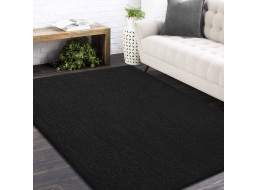 Moderní koberec SHAGGY CAMIL - černý, 200x290 cm