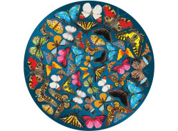 CURIOSI Oboustranné dřevěné puzzle Double: Motýli 424 dílků