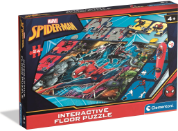 CLEMENTONI Podlahové puzzle s interaktivním perem Spiderman 24 dílků