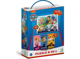 DODO Puzzle Tlapková patrola: Skvělá štěňata 2v1 (24 a 36 dílků)
