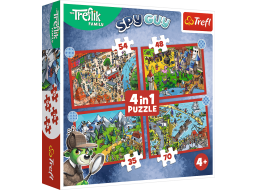 Puzzle Treflíci: Cesty Treflíků 4v1 (35,48,54,70 dílků)