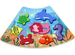 2Kids Toys Dřevěné puzzle Podvodní svět propojitelné
