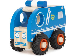 SMALL FOOT Dřevěné autíčko Policie