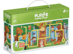 DODO Puzzle Labyrint: Cesta lesem 10 dílků