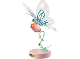 ROBOTIME Rokr 3D puzzle Motýl růžový 79 dílků