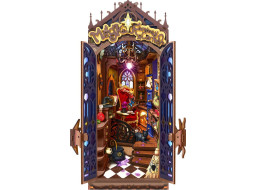 ROBOTIME Rolife DIY 3D Zarážka na knihy: Kouzelný koutek s LED osvětlením 185 dílků