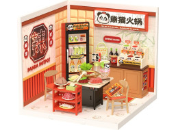 ROBOTIME Rolife DIY House: Asijská restaurace s LED osvětlením 127 dílků