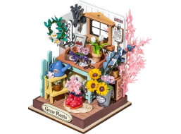 ROBOTIME Rolife DIY House: Zahrádka snů na terase 72 dílků