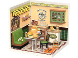 ROBOTIME Rolife DIY House: Hongkongská kavárna s LED osvětlením 114 dílků
