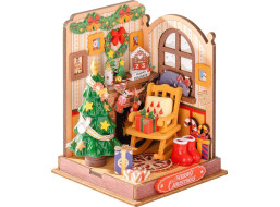 ROBOTIME Rolife DIY House: Vánoce u krbu 73 dílků