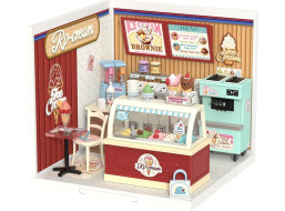 ROBOTIME Rolife DIY House: Zmrzlinárna s LED osvětlením 144 dílků