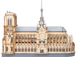 ROBOTIME Rowood 3D dřevěné puzzle Katedrála Notre-Dame 330 dílků