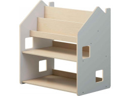 BusyKids Police na hračky a knihy bílá