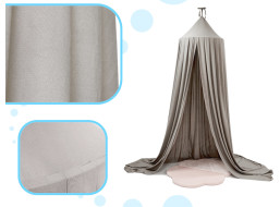 Baldachýn do dětského pokoje - šedý