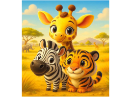 WOODEN CITY Dřevěné puzzle Přátelé 20 dílků