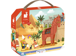 JANOD Panoramatické puzzle v kufříku Antika a mytologie 100 dílků