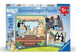 RAVENSBURGER Puzzle Bluey 3x49 dílků