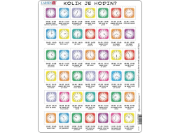 LARSEN Puzzle Hodiny 42 dílků