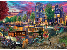 DINO Puzzle Malovaný Amsterdam 2000 dílků