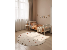 Dětský koberec Adventures 106210 Cream Multicolor kruh