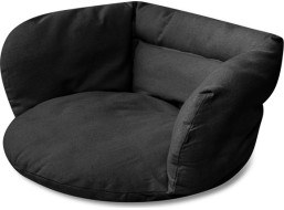 Podsedák LUARO do houpacího křesla - černý