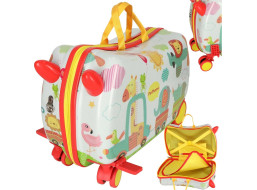 Dětský cestovní kufr na kolečkách - ZOO