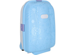 Dětský cestovní kufr na kolečkách/příruční zavazadlo - modrý