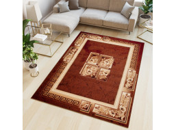 Kusový koberec ATLAS quatro - hnědý/béžový, 80x150 cm